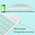 Bluetooth Wireless Keyboard and Mouse Combo,Ultra-Slim Ergonomic Small Rechargeable Bluetooth Keyboard Mouse Set for Apple iPad iPhone Samsung Tab...