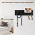 Key Holder for Wall, Decorative Entryway Shelf with Hooks Holds Keys, Dog Leash, Sunglasses – Key Hanger with 3 Hooks Organizes, Enhances Home Dec...