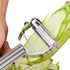 Sunkuka Julienne Peeler Stainless Steel Cutter Slicer with Cleaning Brush Pro for Carrot Potato Melon Gadget Vegetable Fruit...