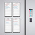 Magnetic Dry Erase List Board Set for Fridge, Dry Erase to Do List & Grocery List Refrigerator Whiteboard - Set of 4, 3 Markers + Eraser...