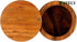 Acacia Wood Salt or Spice Box with Swivel Cover perfect for keeping table salt, gourmet salts, herbs or favorite seasonings, close at hand on your...