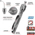 Performance Tool W1930 Telescoping Magnetic Flashlight with Flexible Magnet, Extends to 27-Inches, 6 LEDs, Impact Resistant Aluminum Construction...