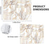 Rose Gold Palm Leaves Tropical Leaf Triple Toggle Light Switch Cover Plates Decorative 3 Gang Wallplate Electrical Outlet Covers for Home Bedroom ...