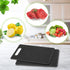 2 Pcs Small Cutting Board for Kitchen Mini Plastic Cutting Board Set Bar Dishwasher Safe Granite Color Cutting Board for Camping Food Fruits Prep ...