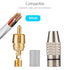 EEEKit 20Pack RCA Male Plug Solder, Gold Audio Video Adapter Connector for Speaker Wire Wall Plate Home Theater Audio Video Receiver Amplifiers an...
