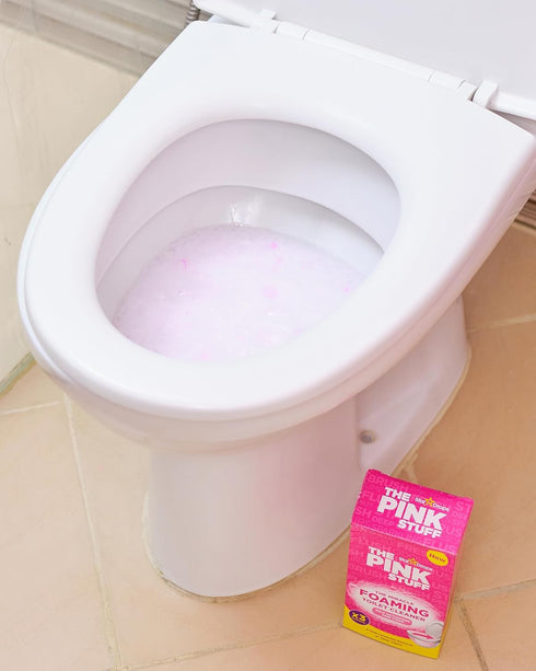 Stardrops - The Pink Stuff - The Miracle Power Foaming Toilet Cleaner - 2 Treatments - Self Activating Pink Foam...