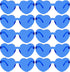 10 Pcs Heart Shape Sunglasses Frameless Transparent Glasses Party Favors for Women...