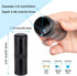 Pill Case 2 Times a Day - Portable Metal Pill Box Daily Waterproof Travel Pill Container, Pill Holder Organizer for Vitamin/Fish Oil/Supplements, ...