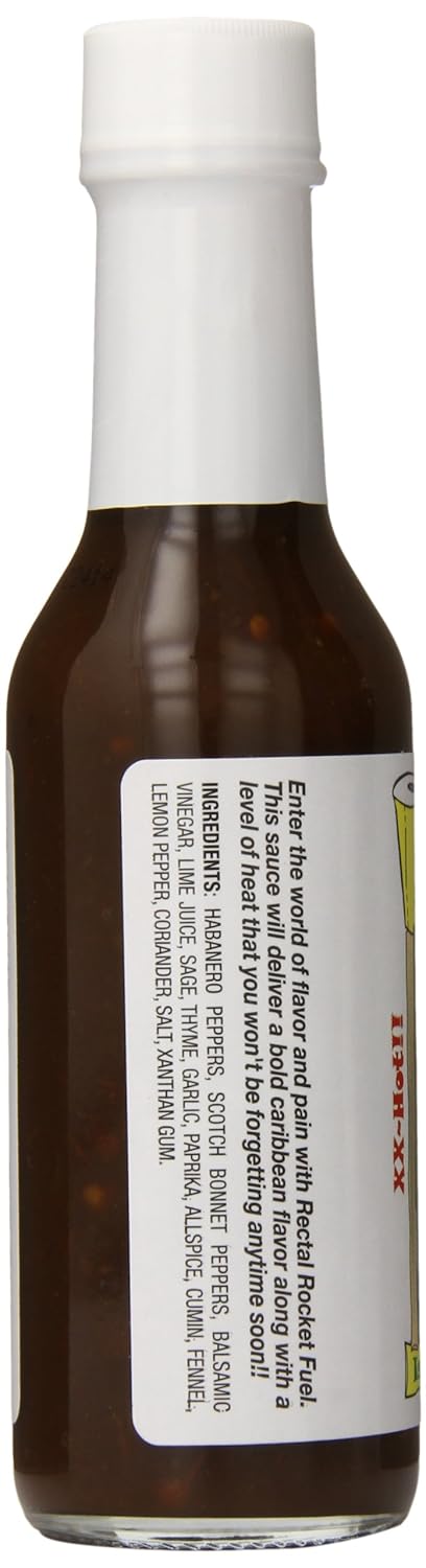 Rectal Rocket Fuel Island Jerk Hot Sauce, 5 Ounce...