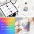 TECKWRAP Holographic Sparkle Chrome Adhesive Craft Vinyl 1ft x 5ft, Rainbow...