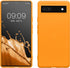 kwmobile Case Compatible with Google Pixel 6a Case - Slim Protective TPU Silicone Phone Cover - Fruity Orange...