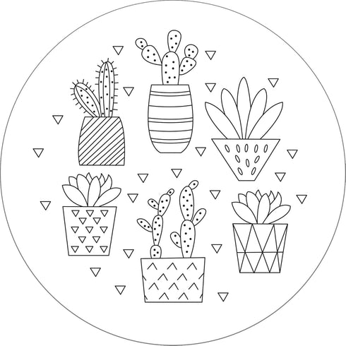 Blooms & Succulents Embroidery Pattern Transfers (set of 10 hoop designs!)...