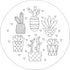 Blooms & Succulents Embroidery Pattern Transfers (set of 10 hoop designs!)...