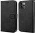 Bocasal for iPhone 11 Pro Wallet Case with Card Holder PU Leather Magnetic Detachable Kickstand Shockproof Wrist Strap Removable Flip Cover for iP...