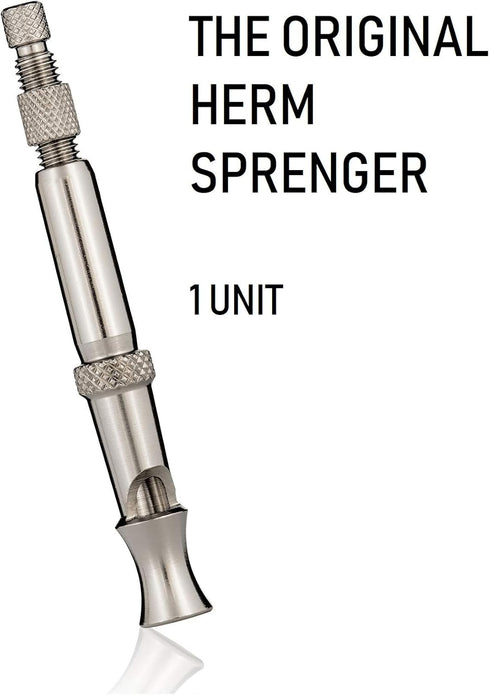 HERM SPRENGER Dog Training Whistle To Stop Barking - Bark Control Adjustable Frequency Silent Ultrasonic Sound Training Tool | The Original - Made...