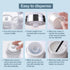 1.7oz Airless Pump Jar Refillable Moisturizer Pump Dispenser Cream Jar Vacuum Bottle Travel Moisturizer Container for Thick Moisturizer, Skincare ...