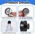 Suction Cup Hooks for Shower, 2 Pack Shower Hooks Vacuum Suction Hooks Removable and Reusable Towel Hooks Suction Hooks for Shower, Bathroom, Kitc...