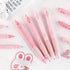 4 Pcs Erasable Gel Ink Pens Retractable Pens Cute Pink Pens 0.5mm Black Ink Writing Pen Office School Pens Women Girls Pens (Black Ink-Pink)...