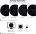 uxcell Faux Fur Round Rug,Fluffy Area Mat,Fluff Rugs for Bedroom Floor Sofa Living Room 2 x 2 Feet Black...