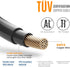 Solar to XT60 Extension Cable XT60 Adapter Connector 10Ft 12AWG Solar Cable with Sheath Extension IP67 Solar Connector to XT60 Adapter Cable for S...