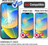 Trianium [6 in 1 Designed for iPhone 14 Pro Max Case Silicone (Black), with 3 Pack Screen Protector + 2 Pack Camera Lens Protector, Bundle Protect...