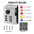 6 Way Fuse Block W/Negative Bus - ATC/ATO 6 Circuit Fuse Box with Ground, with Negative Bus & Protection Cover, Bolt Connect Terminals, 70 pcs Sti...
