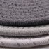 5-Pcs Trivet Pot Holder: Round Woven Potholders Set - 100% Cotton Braided Hot Pads - Coasters - Table Mats for Cooking and Baking One 11.8 Inch an...