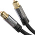 TOSLINK Cable, Optical Audio Cable – 6 feet Short Fiber Optic Cable for soundbars (TOSLINK to TOSLINK, Digital S/PDIF Cable, Stereo Systems/amplif...