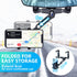 Phone Mount for Car, 360° Rotatable and Retractable Car Phone Holder Mount Free Adjustment Rear View Mirror Phone Holder for Car Universal Rearvie...