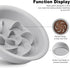 Coomazy Slow Feeder Dog Bowls Specially Designed for Small Breed Dogs French Bulldogs, Beagle, Dachshund, Schnauzer, Grey...