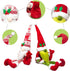 2PCS Christmas Gnomes Decorations for Home Holiday Party Gifts Elf Santa Gnome Ornaments Tiered Tray Decor...