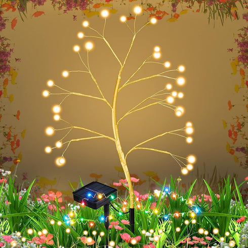 Solar Garden Lights Solar Lights Outdoor Waterproof New Upgraded Solar Lights for Outside Solar Outdoor Lights for Yard Patio Pathway Decor for Wo...
