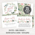 Hat Acrobat Set of 25 Baby Shower Invites for Girl - Floral Girl Baby Shower Invitations, Diaper Raffle Tickets, Book Request Cards and Envelopes ...