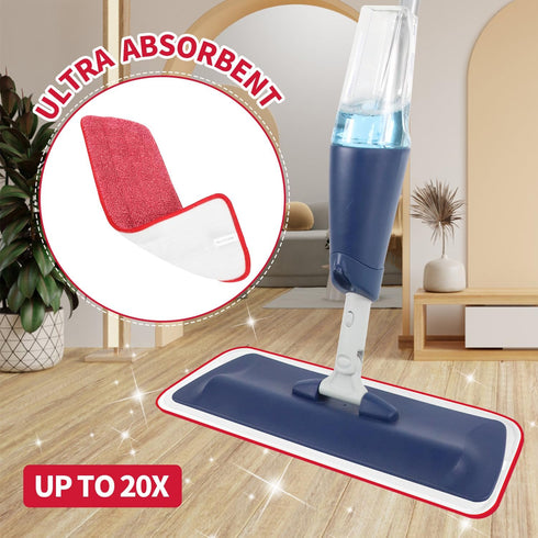 3 Pack Microfiber Reusable Mop Pads for Bona Mop, Wet/Dry Floor Cleaning Refill Mop Pads, Spray Mop Hard Wood Floor Mop Pads Refills, Machine Wash...