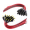 MILAPEAK (Real 18AWG 43x2pcs Copper Strands 20 Pairs DC Power Pigtail Cable, 12V 5A Male & Female Barrel Connectors for CCTV Security Camera and L...