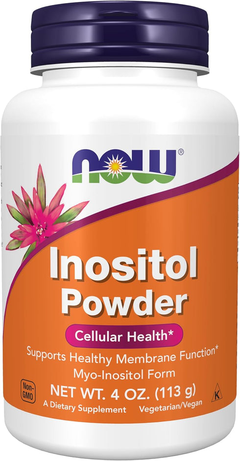 NOW Supplements, Inositol Powder, Neurotransmitter Signaling*, Cellular Health*, 4-Ounce...