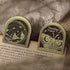 Travelers Notebook Clips, Vintage Traveler's Journal Accessories, Binder Book Holder Clamp, Journal Page Clips Antique Finish (Night in The Forest...
