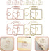 20pcs Metal Mini Paper Clip Decorative Paper Clips Exquisite Clips Multi-use Paper Clips Unique Shaped Paper Clips Exquisite File Clips Craft Clip...