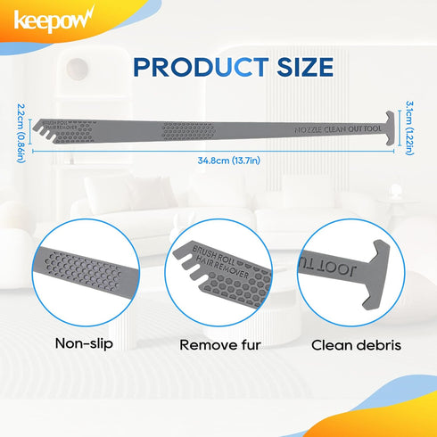 KEEPOW Carpet Cleaning Tools Nozzle Clean Out Tool Compatible with Bissell Revolution Proheat 2X Models 1548, 1550, 1551, Parts# 1606433/160-6433,...