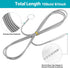 Extra-Thick Drain Brush with Stronger Spring 61-Inch Stainless Steel and Nylon Pipe Cleaner for Flexible, Curved & Slim Holes, Stronger Spring Ver...