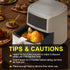 2 Pack Silicone Air Fryer Liners Reusable, 8.6 Inch Airfryer Liners 4-7 QT Square Air Fryer Liners Silicone Pot Oven Liner Baking Tray, Air Fryer ...