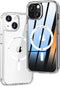 ONES for iPhone 14 Plus Case, Hybrid Magnetic Phone Case, Compatible with MagSafe, Military Grade Protection, Shockproof Airbag, Anti-Yellow Silic...