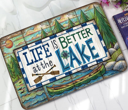 Doormat Non-Slip Door Mat Waterproof Funny Rugs Indoor Outdoor Carpet Universal Welcome Mat Front Door Mud Absorbent for Floor Entrance Entryway...