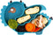 Silicone Suction Plate for Toddlers - Self Feeding Training Divided Plate Dish and Bowl for Baby and Toddler, Fits for Most Highchairs Trays (Dark...