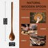 3PCS Large Wooden Spoons for Cooking, 13Inch Extra Long Handle Wooden Ladles for Eating Pasta Mixing Stirring Tasting Baking, Bulk Spoons for Serv...