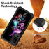 Rossy for TCL 40 XE 5G Phone Case for TCL 40XE 5G Case with Tempered Glass Screen Protector Soft TPU Hard PC Heavy Duty Shockproof Protective Cove...