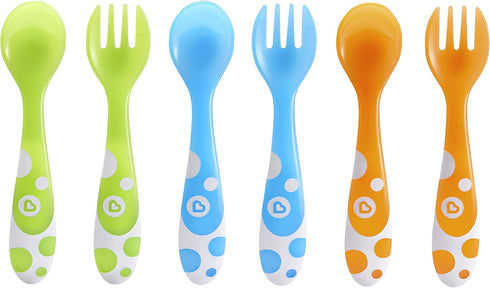Munchkin® Multi™ Toddler Forks and Spoons, 6 Pack...