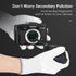 JJC Polyester Anti-Static Cleaning Gloves for Cleaning Camera Lens CCD CMOS Sensor or Other Precision Instruments with Free Size -2 Pair...