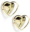2 Packs Glossy Finish Love Heart Shaped Cell Phone Ring Holder Stand, 360 Degree Rotation Finger Ring Kickstand with Polished Metal Phone Grip (Go...