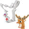 Deer Reindeer Head Cookie Cutter 4”, Made in USA by Ann Clark...